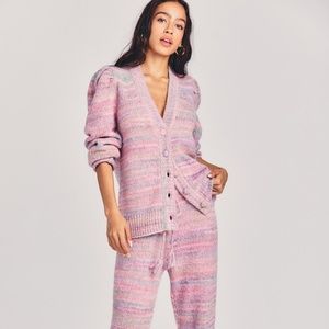 BNWTs LoveShackFancy Multicolored "Olvera" Sweater Set Sz Small